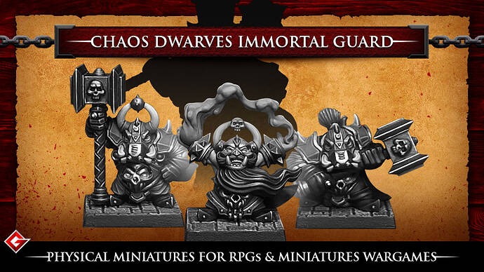 Chaos Dwarves Immortal Guard