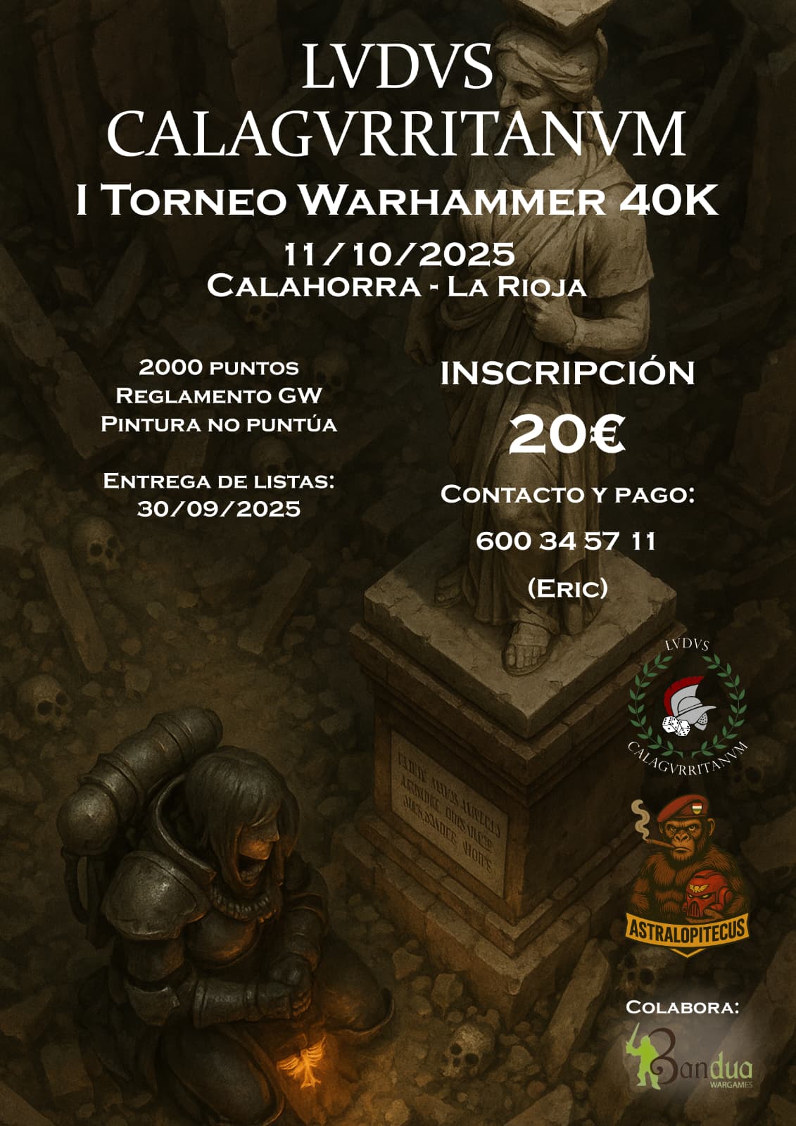 I Torneo Warhammer 40K Lvdvs Calagvrritanvm