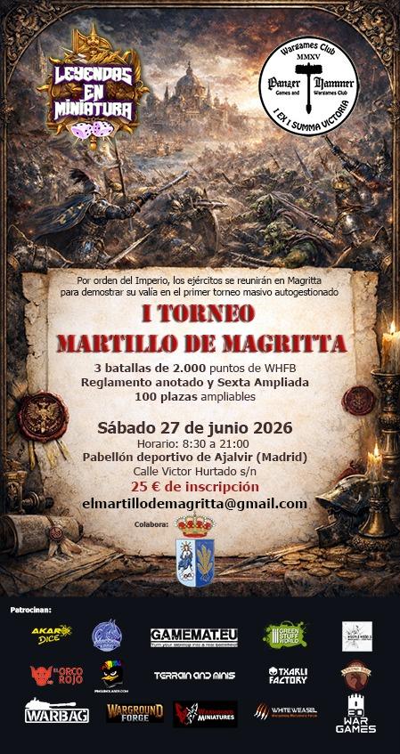 I Torneo Warhammer Fantasy Battles Martillo de Magritta