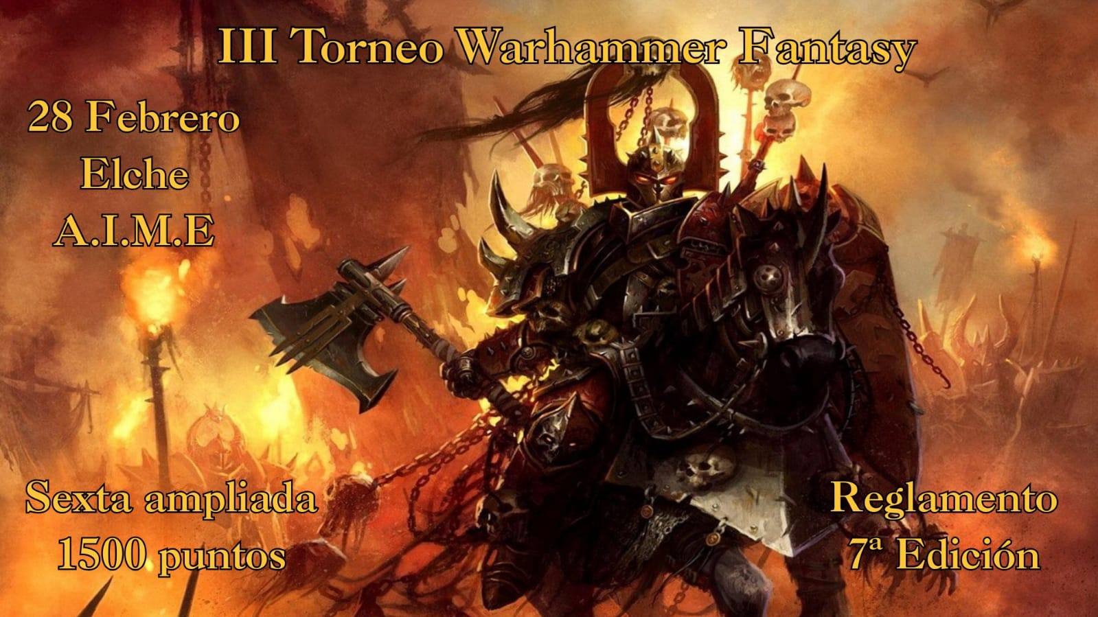III Torneo Warhammer Fantasy AIME