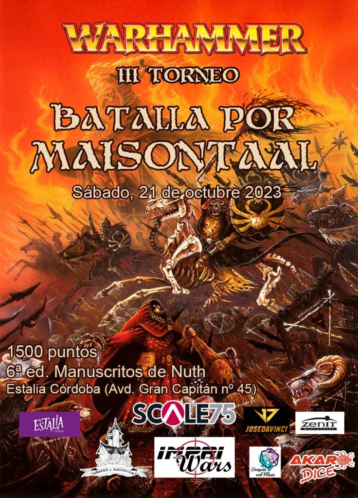 III Torneo Warhammer Fantasy Batalla por la Maisontaal