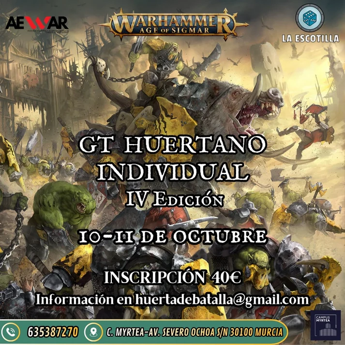 IV Torneo Age of Sigmar GT Huertano