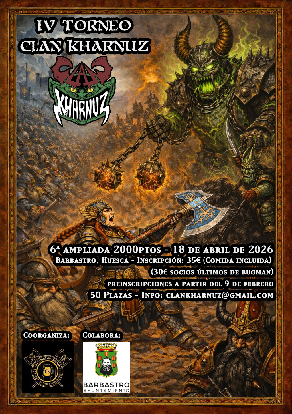 IV Torneo Warhammer Fantasy Clan Kharnuz