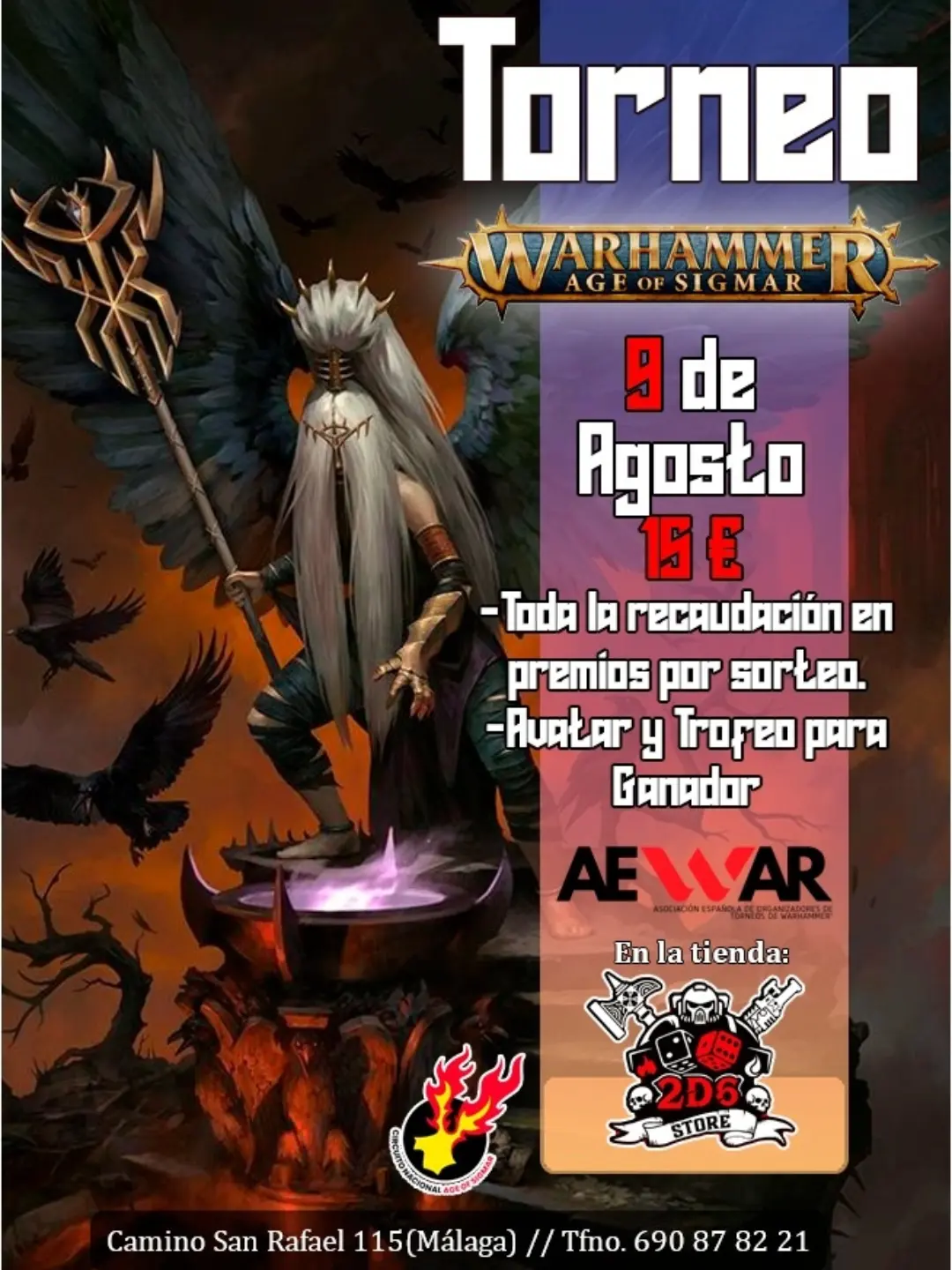 Torneo Age of Sigmar 2D6 Store - Agosto 2026