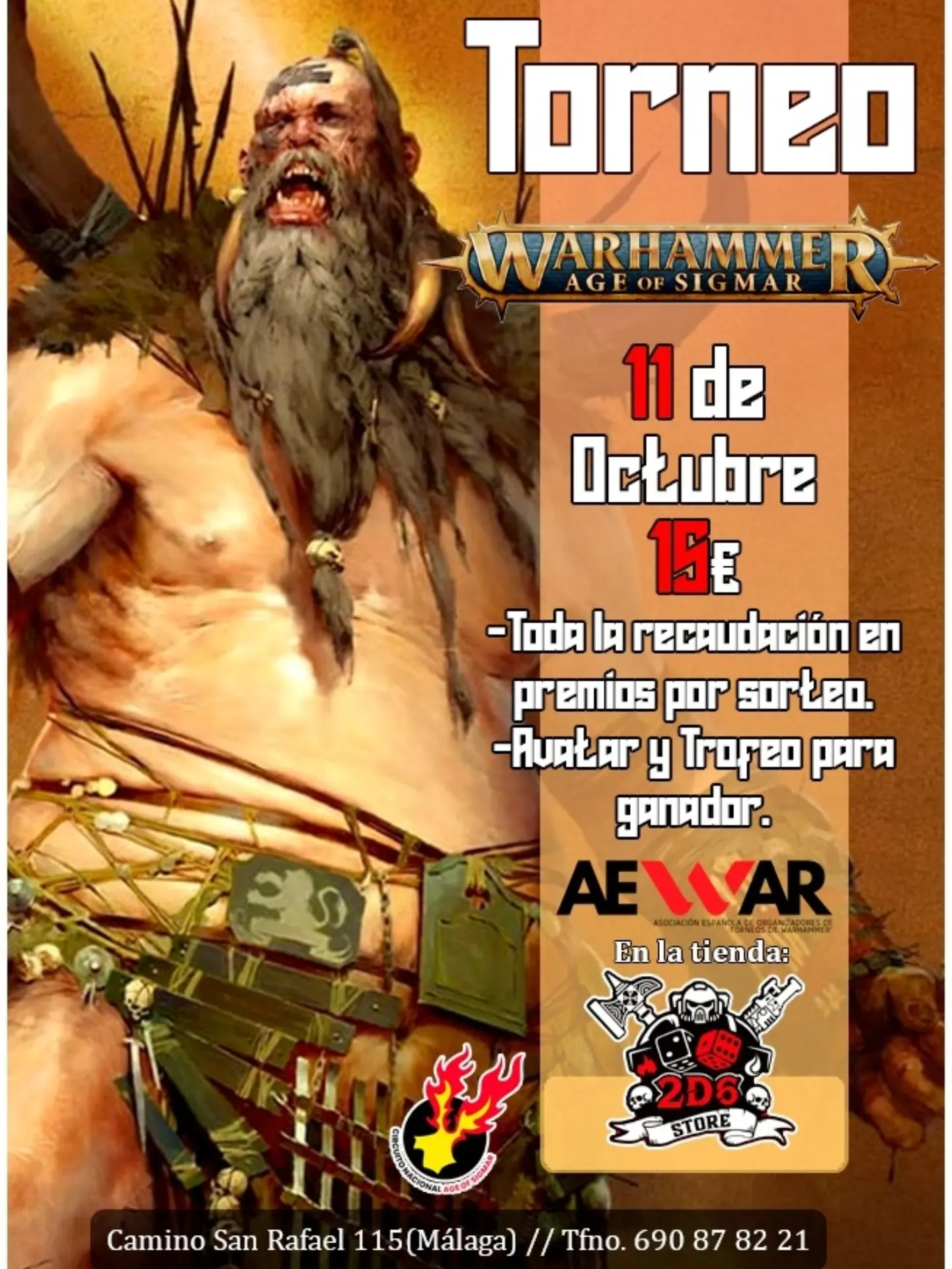 Torneo Age of Sigmar 2D6 Store - Octubre 2026