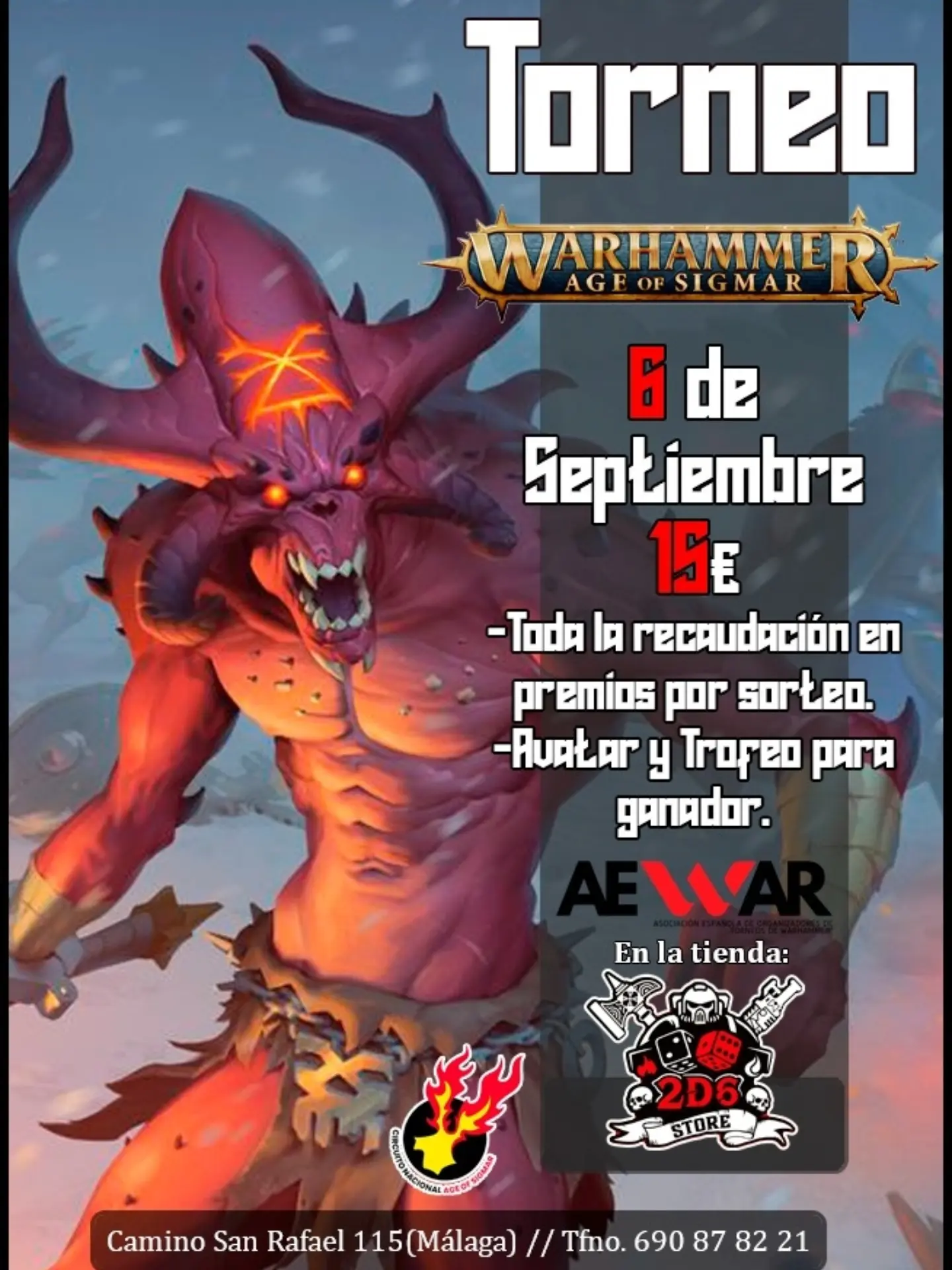 Torneo Age of Sigmar 2D6 Store (Septiembre 2026)