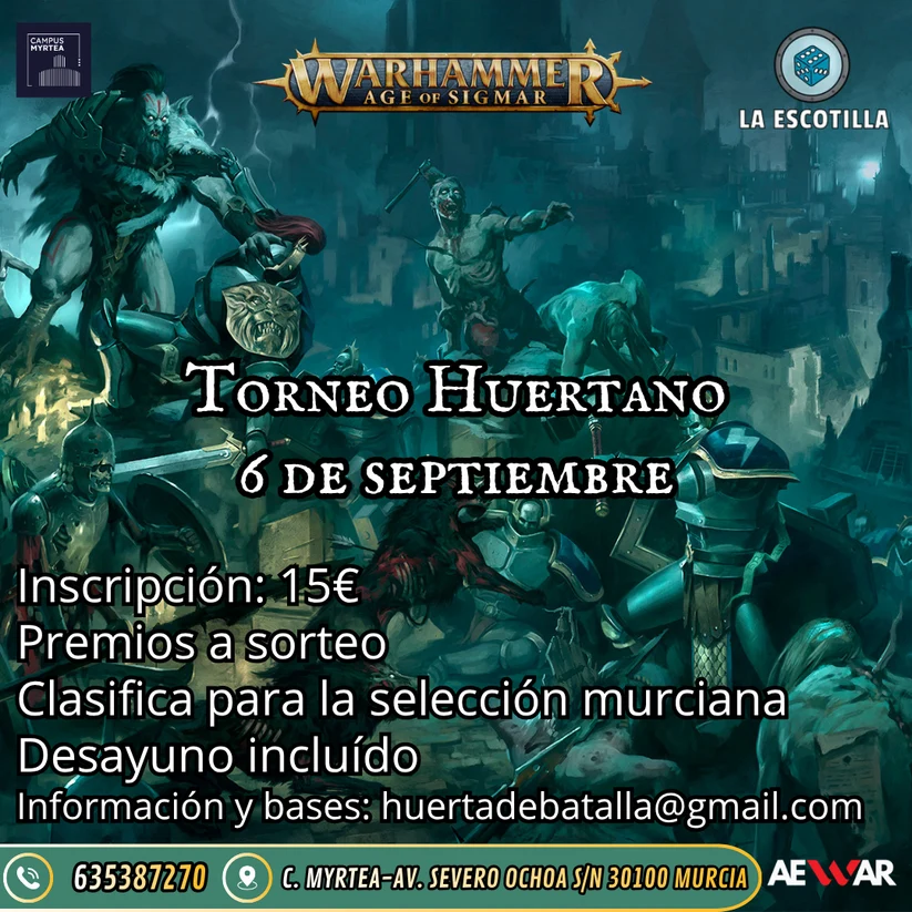 Torneo Age of Sigmar Huertano - Septiembre 2026