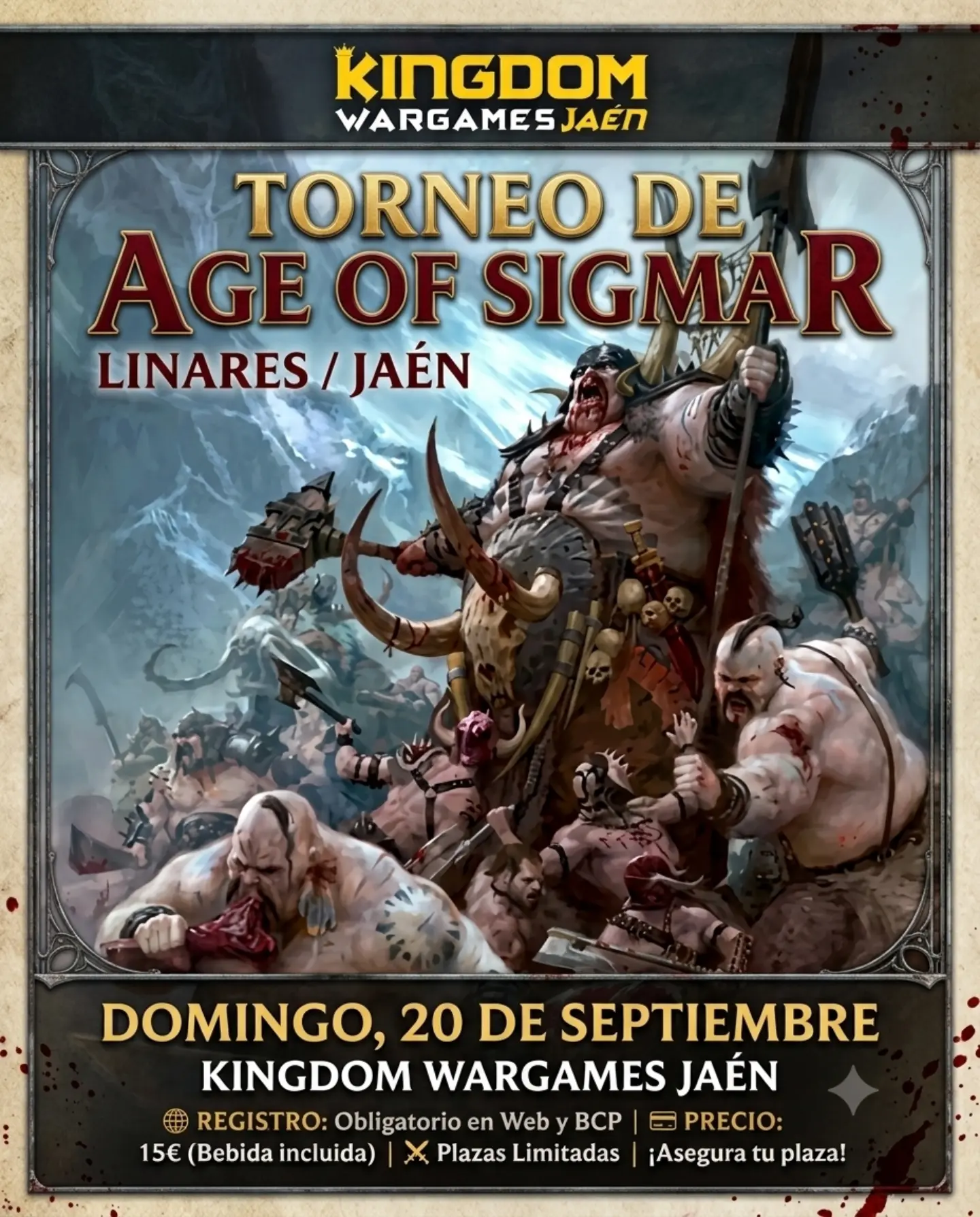 Torneo Age of Sigmar Kingdom Wargames Jaén - 20 Septiembre 2026