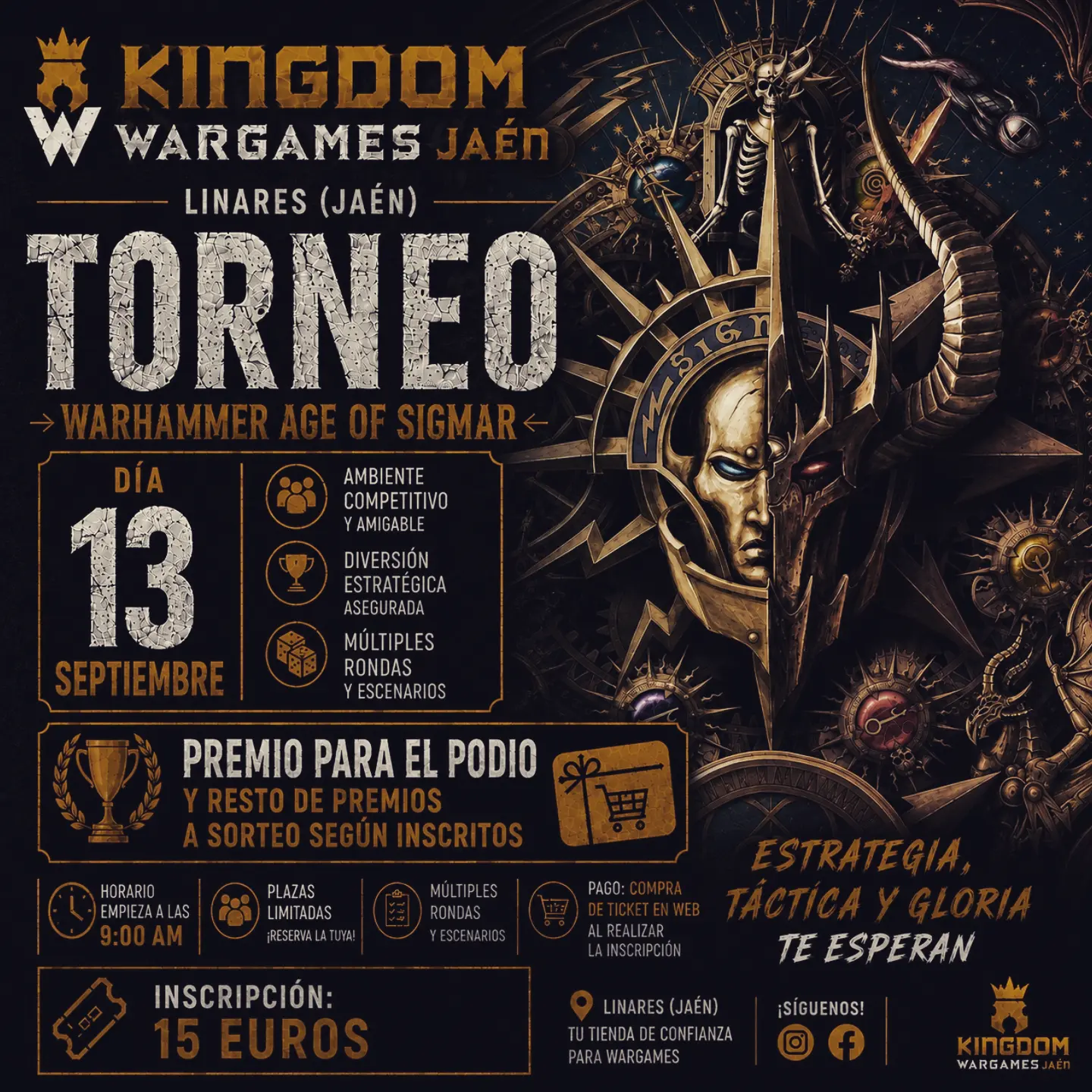 Torneo Age of Sigmar Kingdom Wargames Jaén - Septiembre 2026