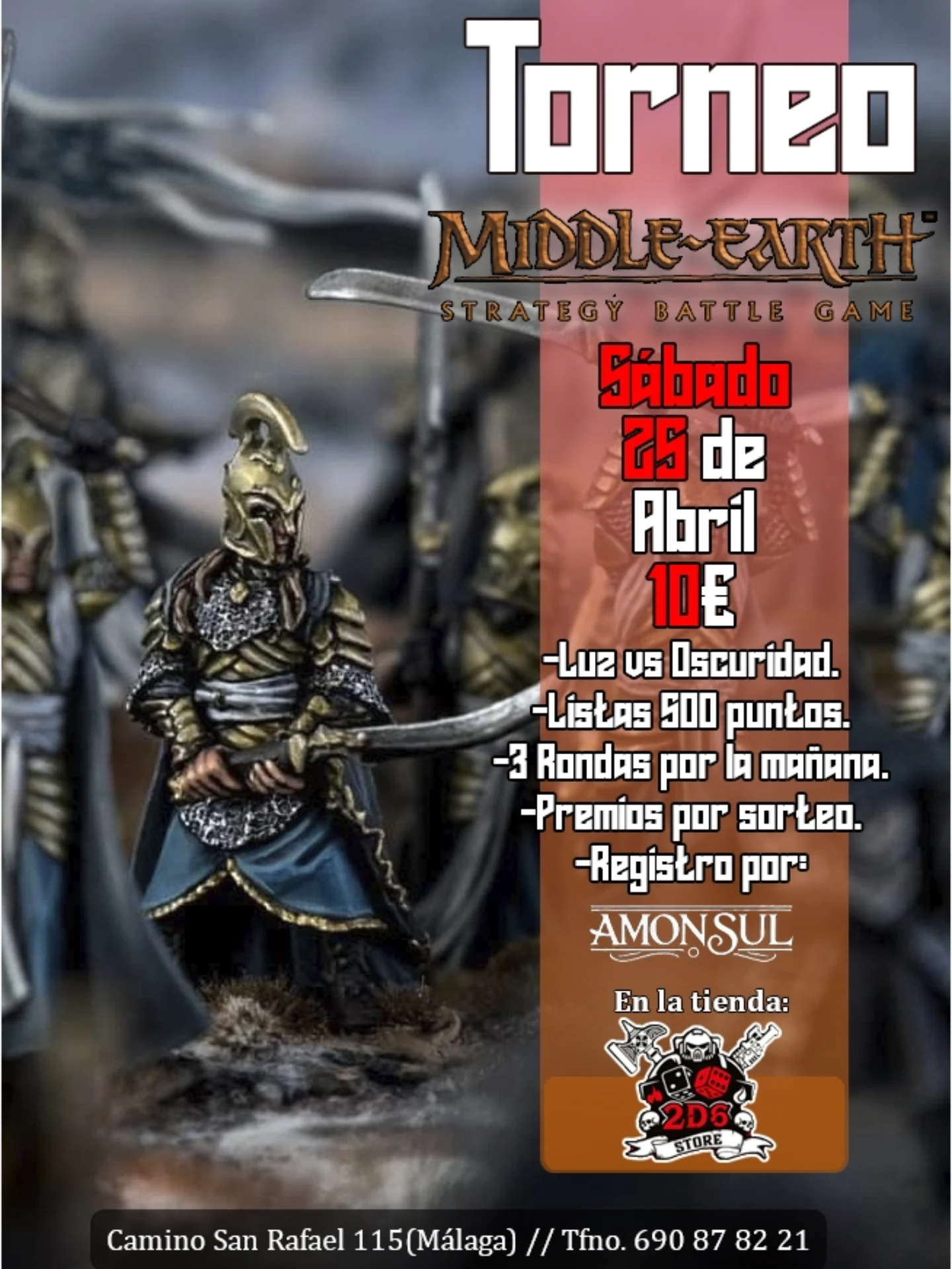 Torneo Middle Earth 2D6 Store (Abril 2026)