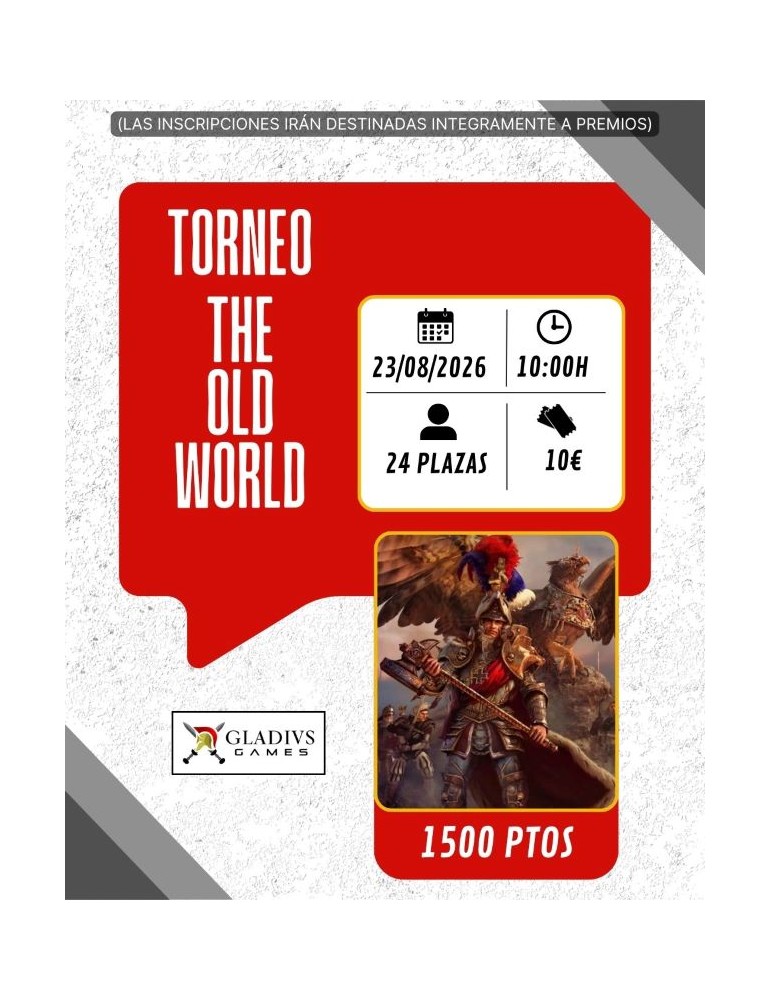 Torneo The Old World Gladius Games - Agosto 2026
