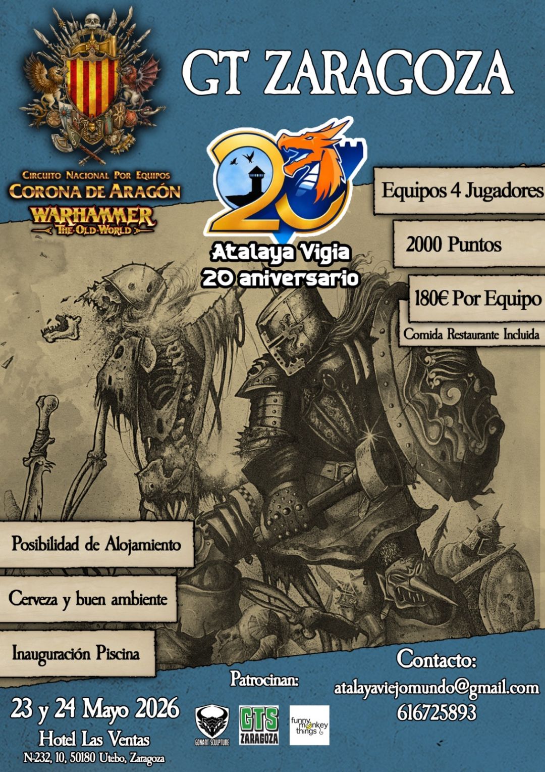 Torneo The Old World GT por equipos Corona de Aragón - Atalaya Vigia 20 Aniversario