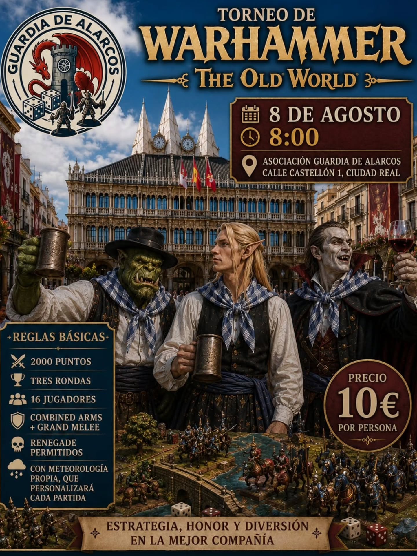 Torneo por equipos The Old World Guardia de Alarcos - Agosto 2026