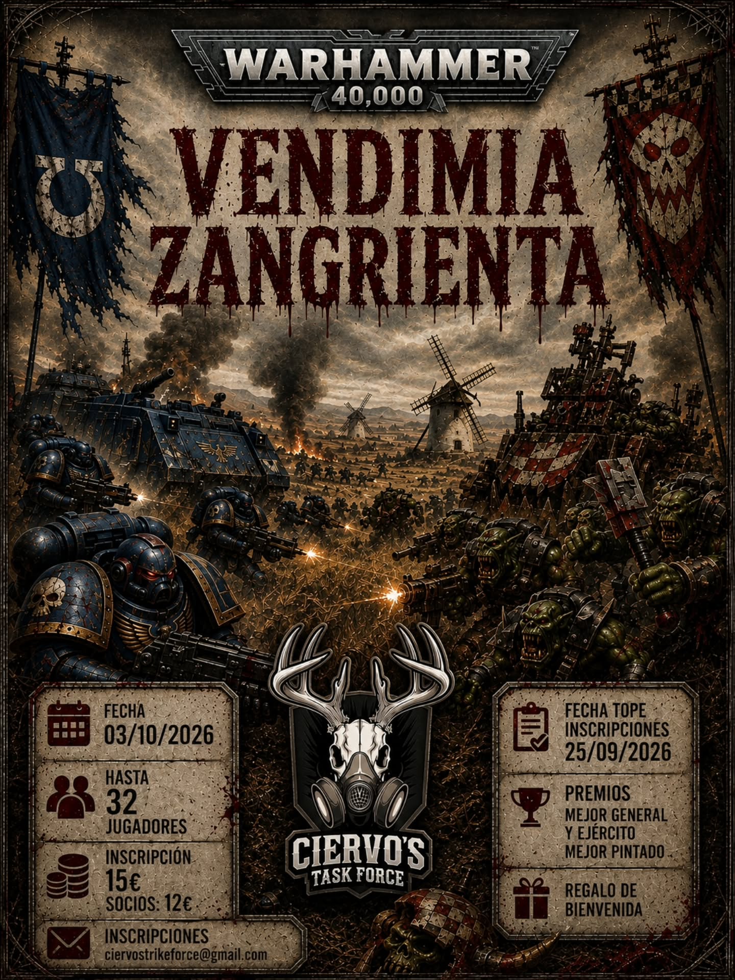 Torneo Warhammer 40K Vendimia Zangrienta