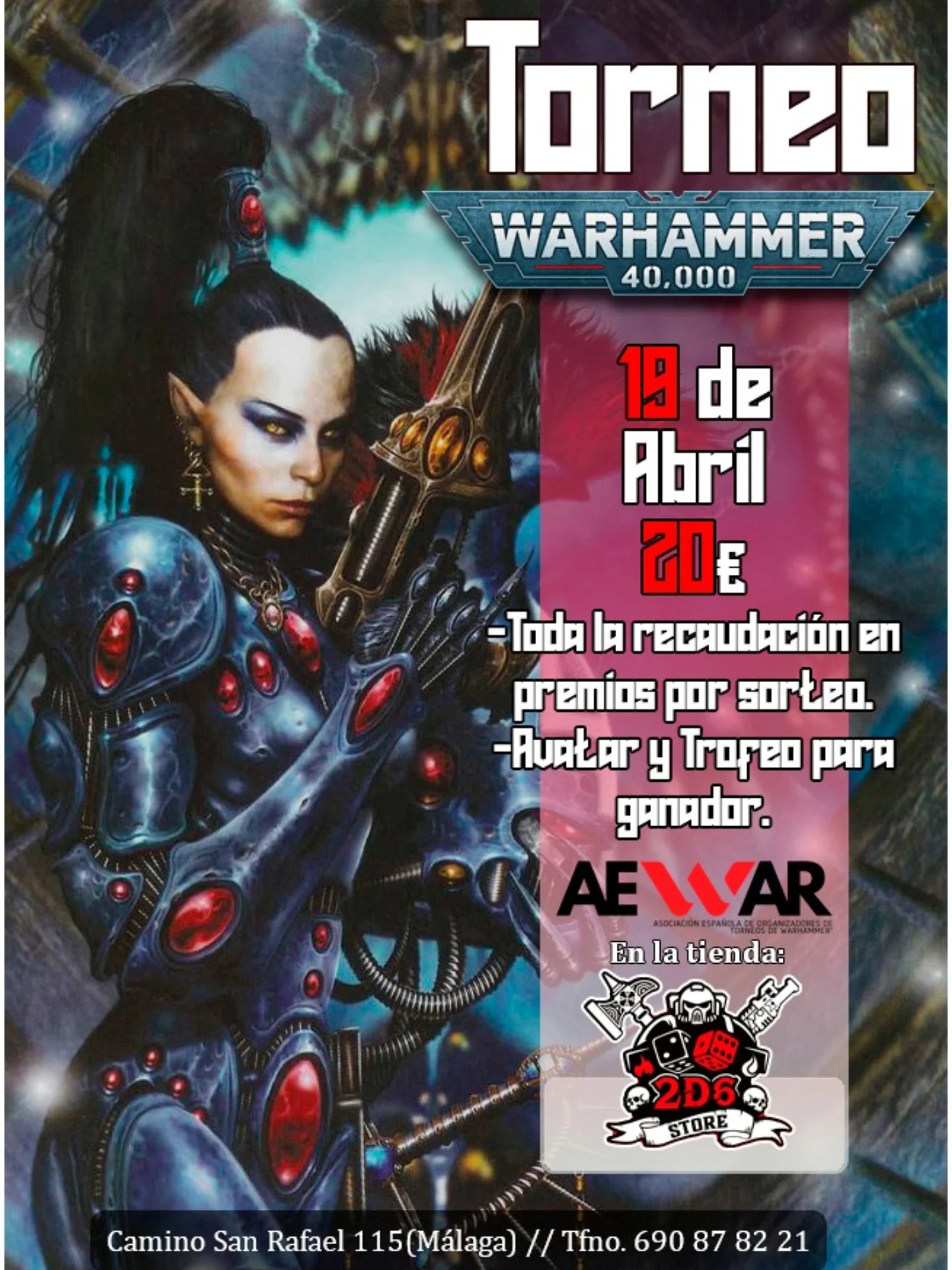 Torneo Warhammer 40K 2D6 Store (Abril 2026)
