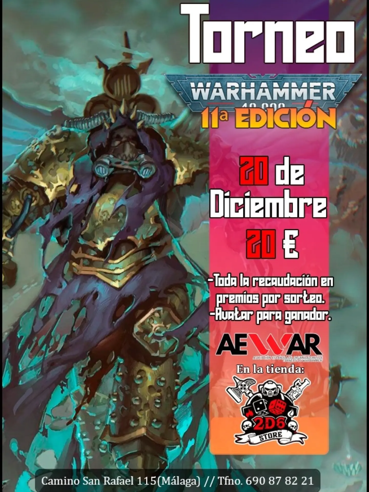 Torneo Warhammer 40K 2D6 Store (Diciembre 2026)