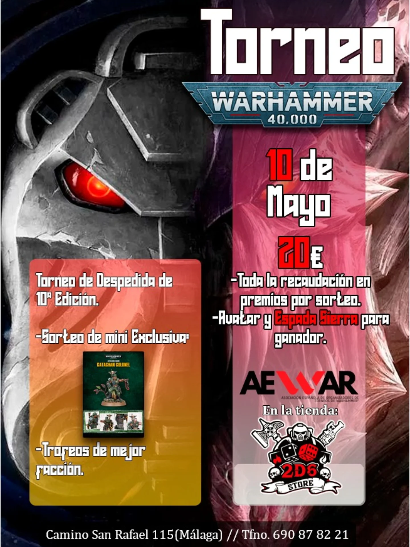 Torneo Warhammer 40K 2D6 Store (Mayo 2026)