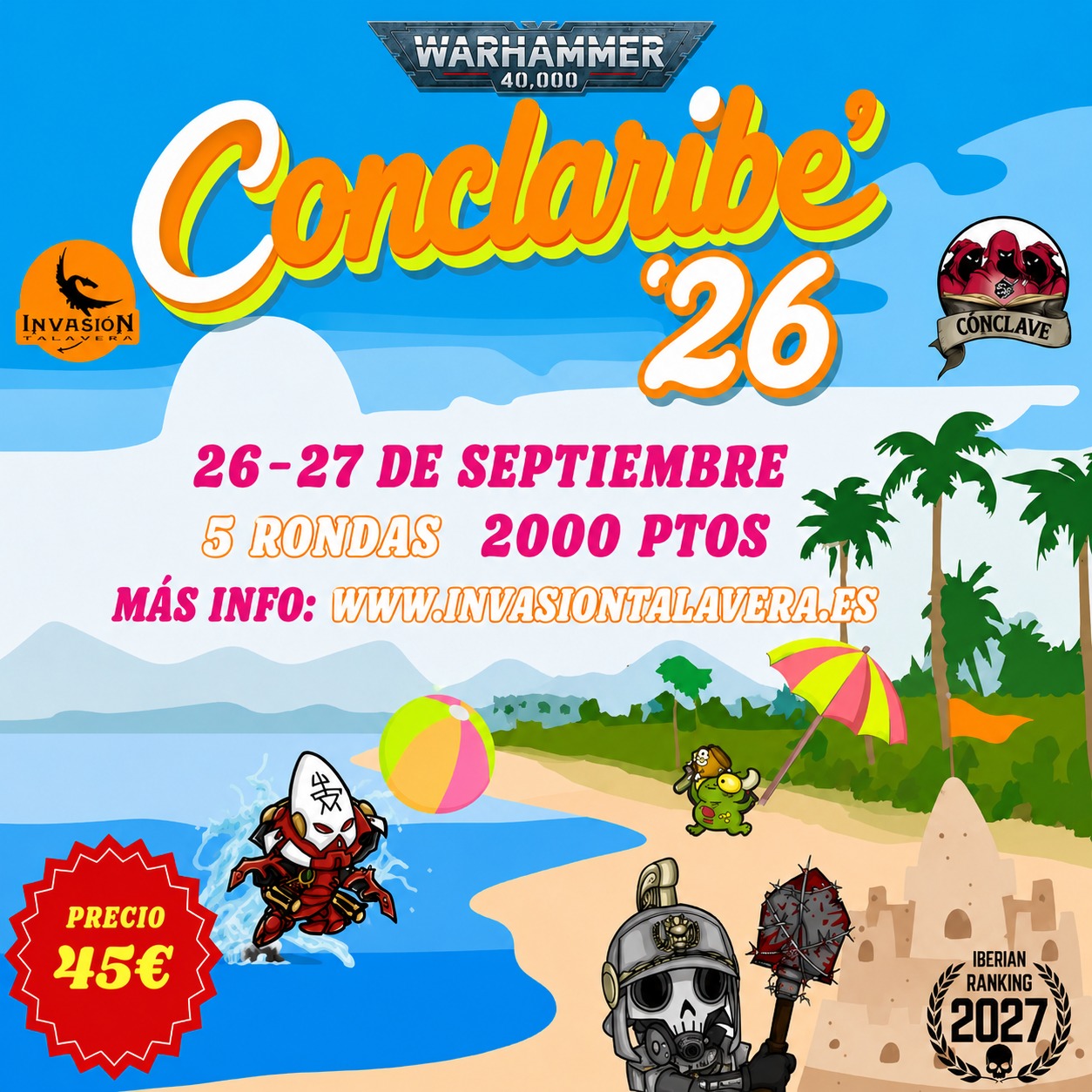 Torneo Warhammer 40K Conclaribe 2026