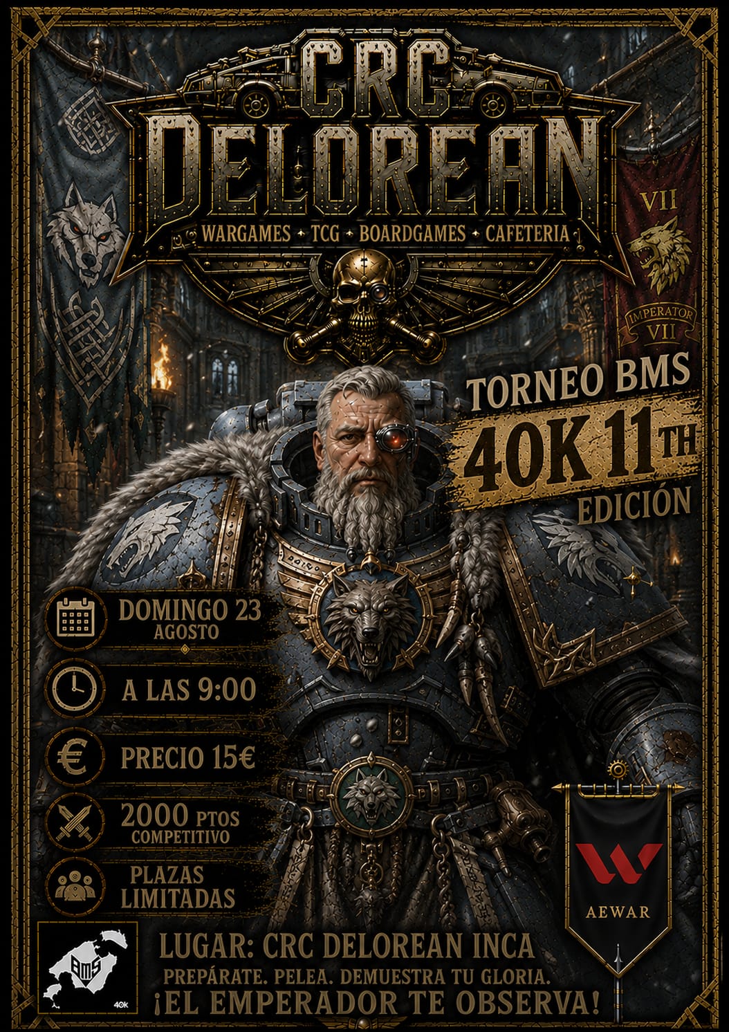 Torneo Warhammer 40K CRC DeLorean 2026