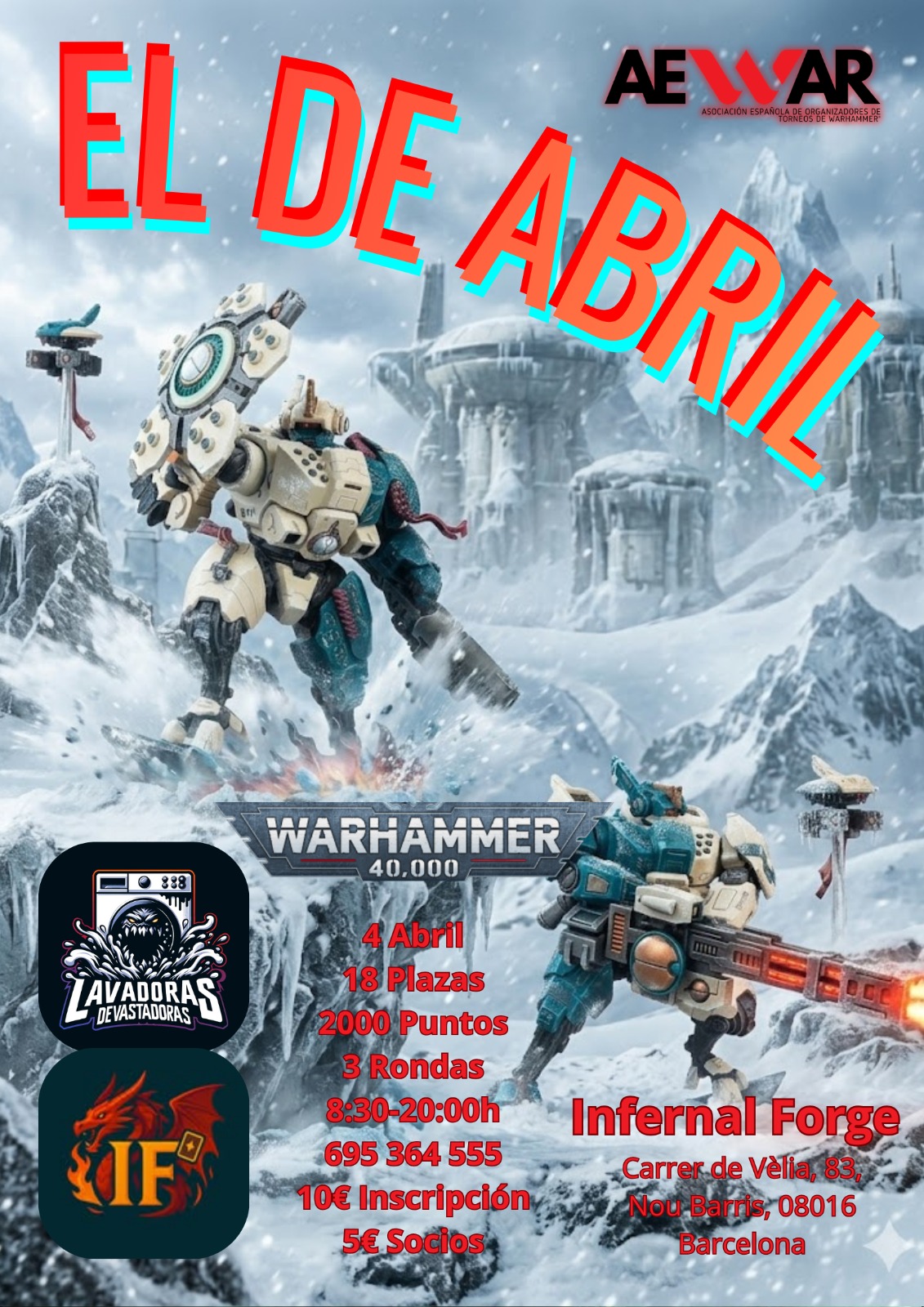 Torneo Warhammer 40K El de Abril 2026