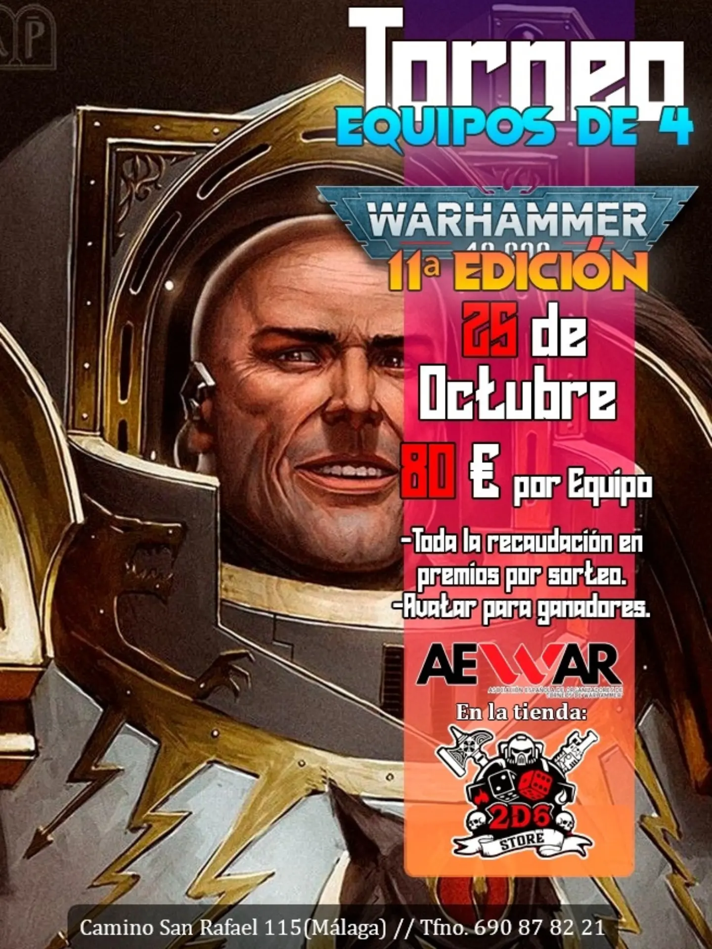 Torneo Warhammer 40K por equipos 2D6 Store (Octubre 2026)