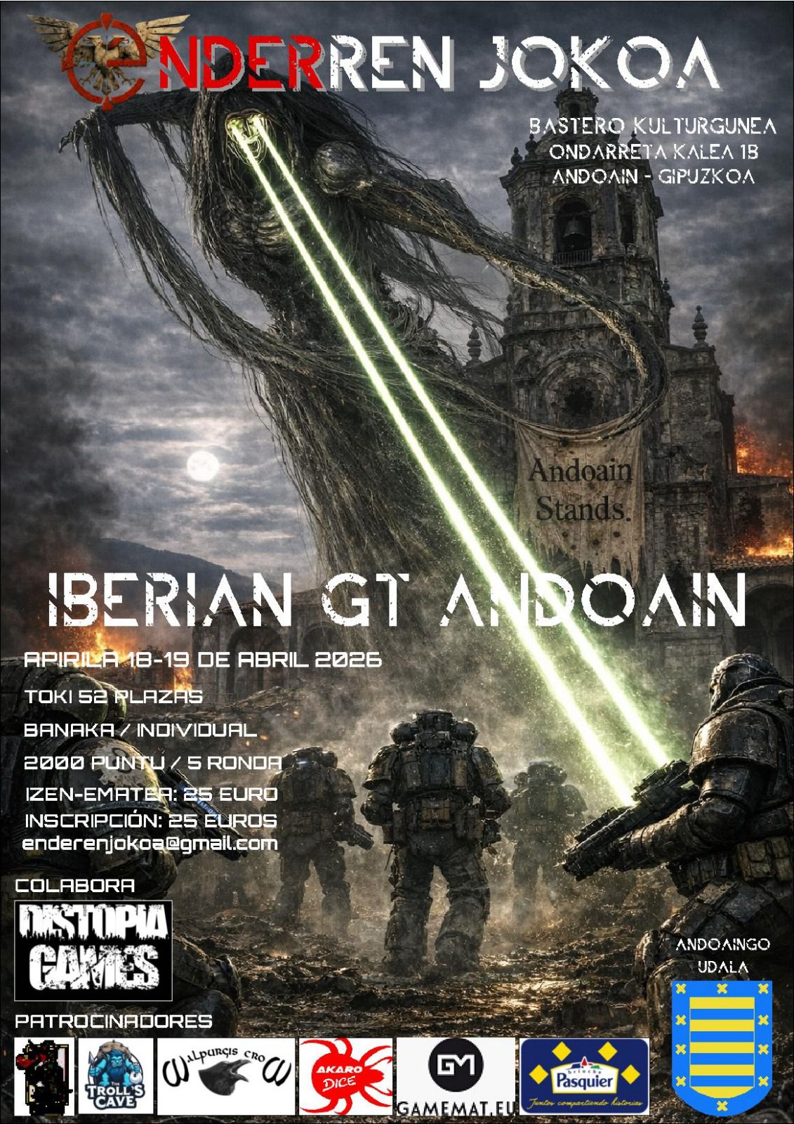 Torneo Warhammer 40K GT Iberian Andoain