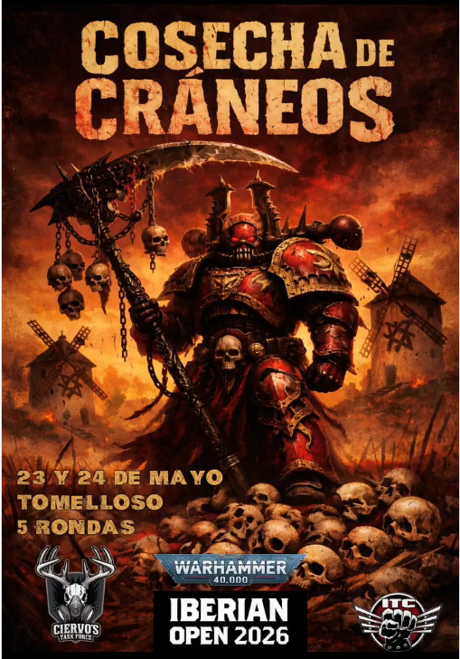 I Torneo Warhammer 40K Iberian Open Cosecha de Cráneos