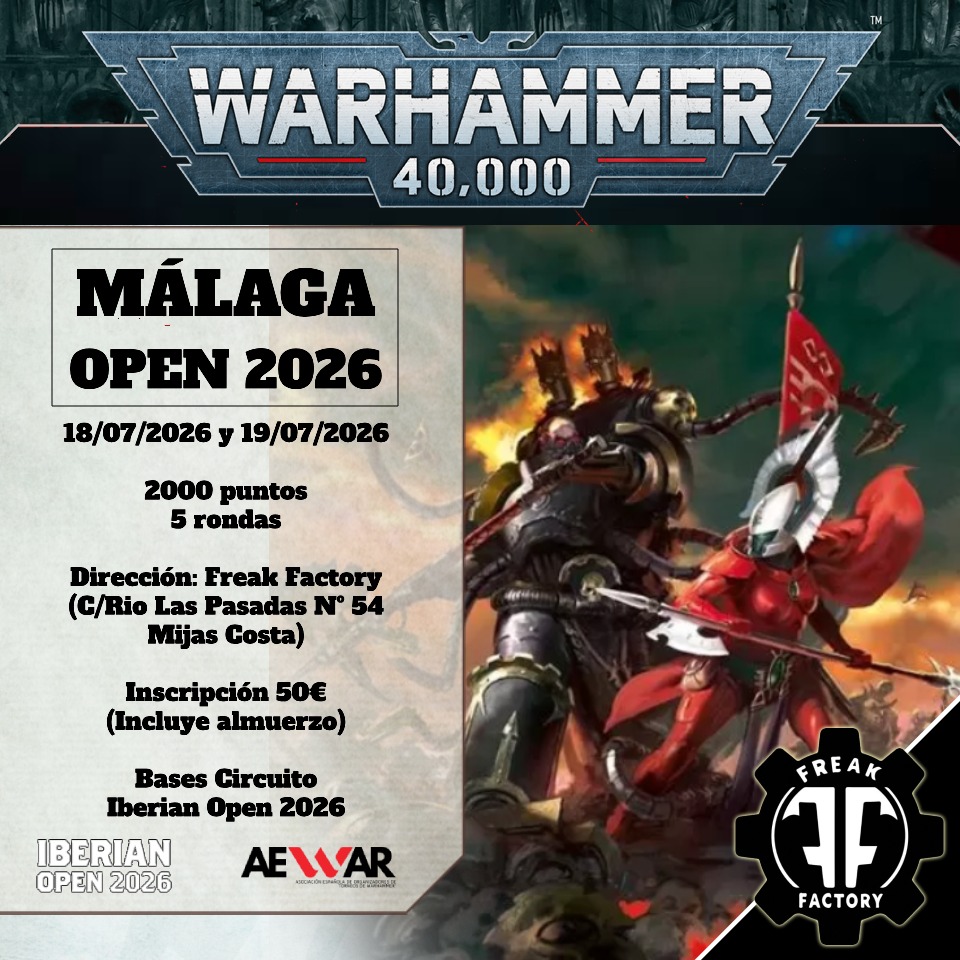 Torneo Warhammer 40K Málaga Open 2026