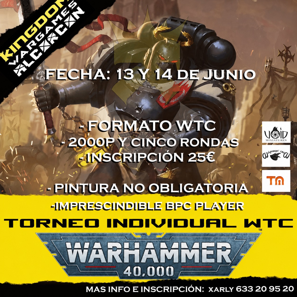 Torneo Warhammer 40K Kingdom Wargames Alcorcón - Junio 2026