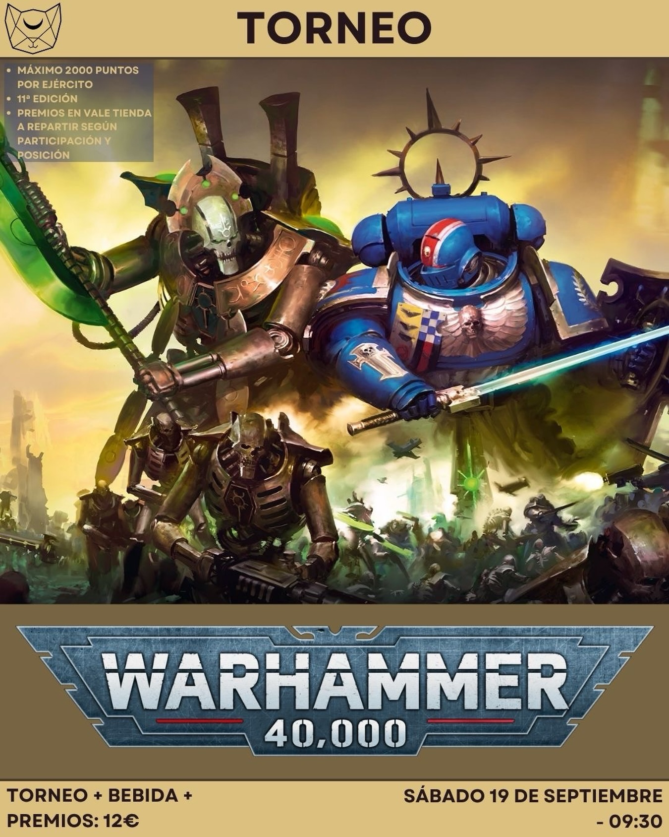 Torneo Warhammer 40K Laluna Premia - Septiembre 2026