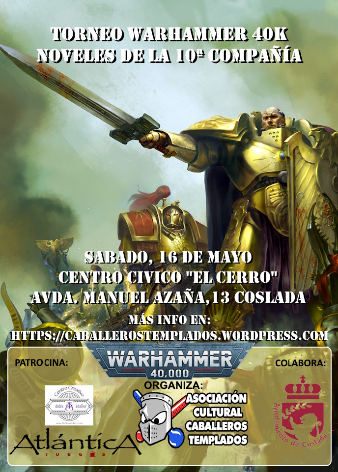 Torneo Warhammer 40K Nóveles de la 10ª Compañía