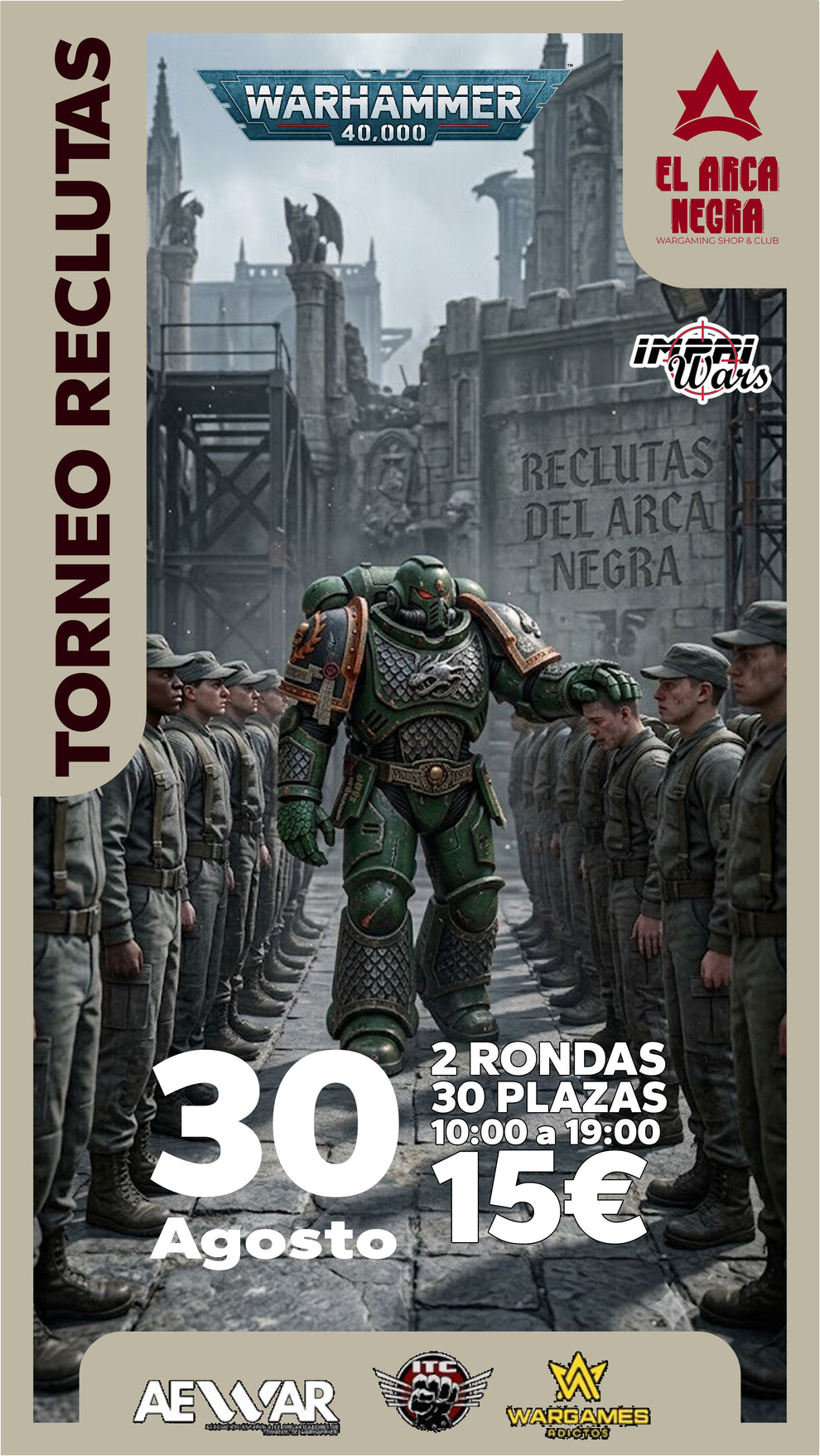 Torneo Warhammer 40K Reclutas El Arca Negra - Agosto 2026