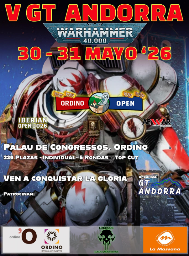 V Torneo Warhammer 40K GT Andorra