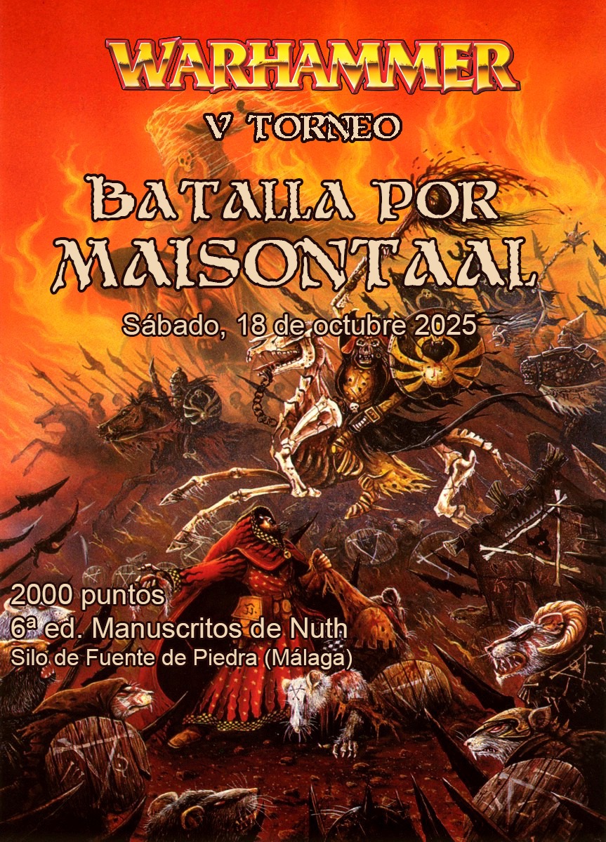 V Torneo Warhammer Fantasy Batalla por Maisontaal