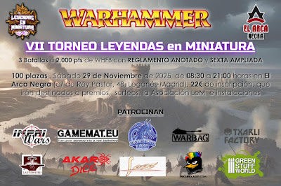 VII Torneo Warhammer Fantasy Leyendas en Miniatura