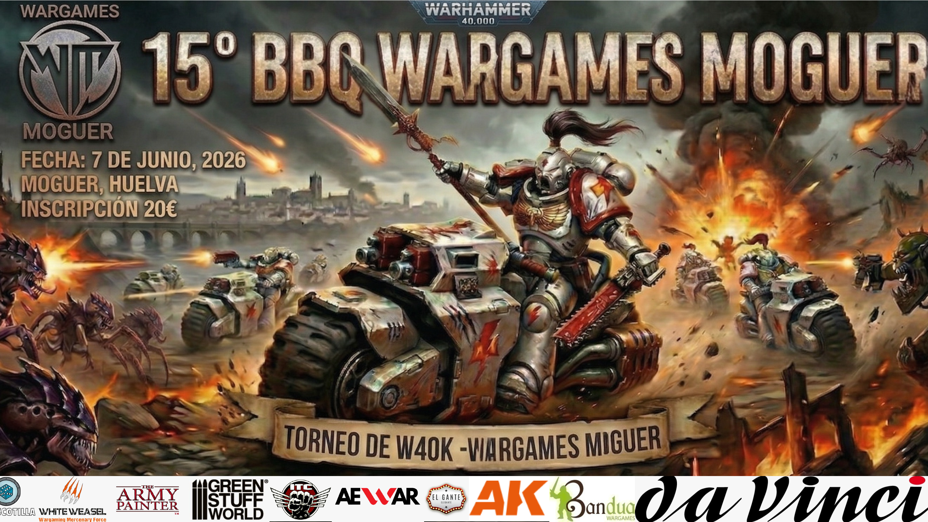 XV Torneo Warhammer 40K BBQ Wargames Moguer
