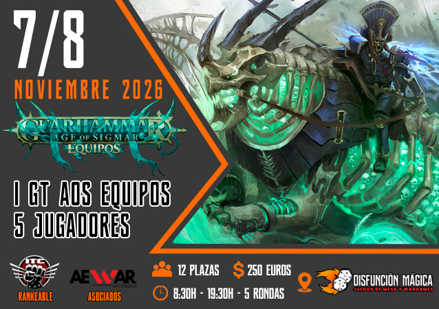 I Torneo Age of Sigmar GT por Equipos Guarhammar