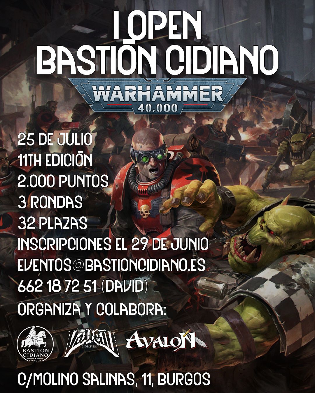 I Torneo Warhammer 40.000 Open Bastión Cidiano