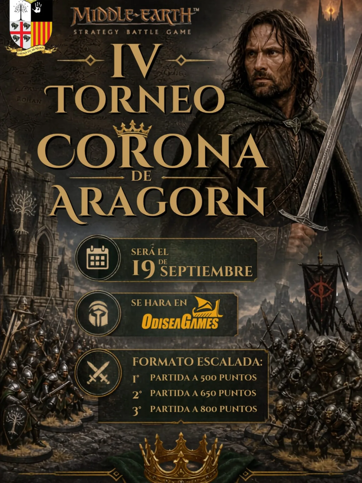 IV Torneo Middle Earth Corona de Aragorn 2026