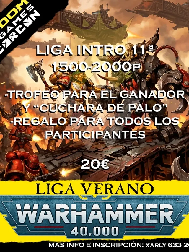 Liga Warhammer 40K Kingdom Wargames Alcorcón - Verano 2026