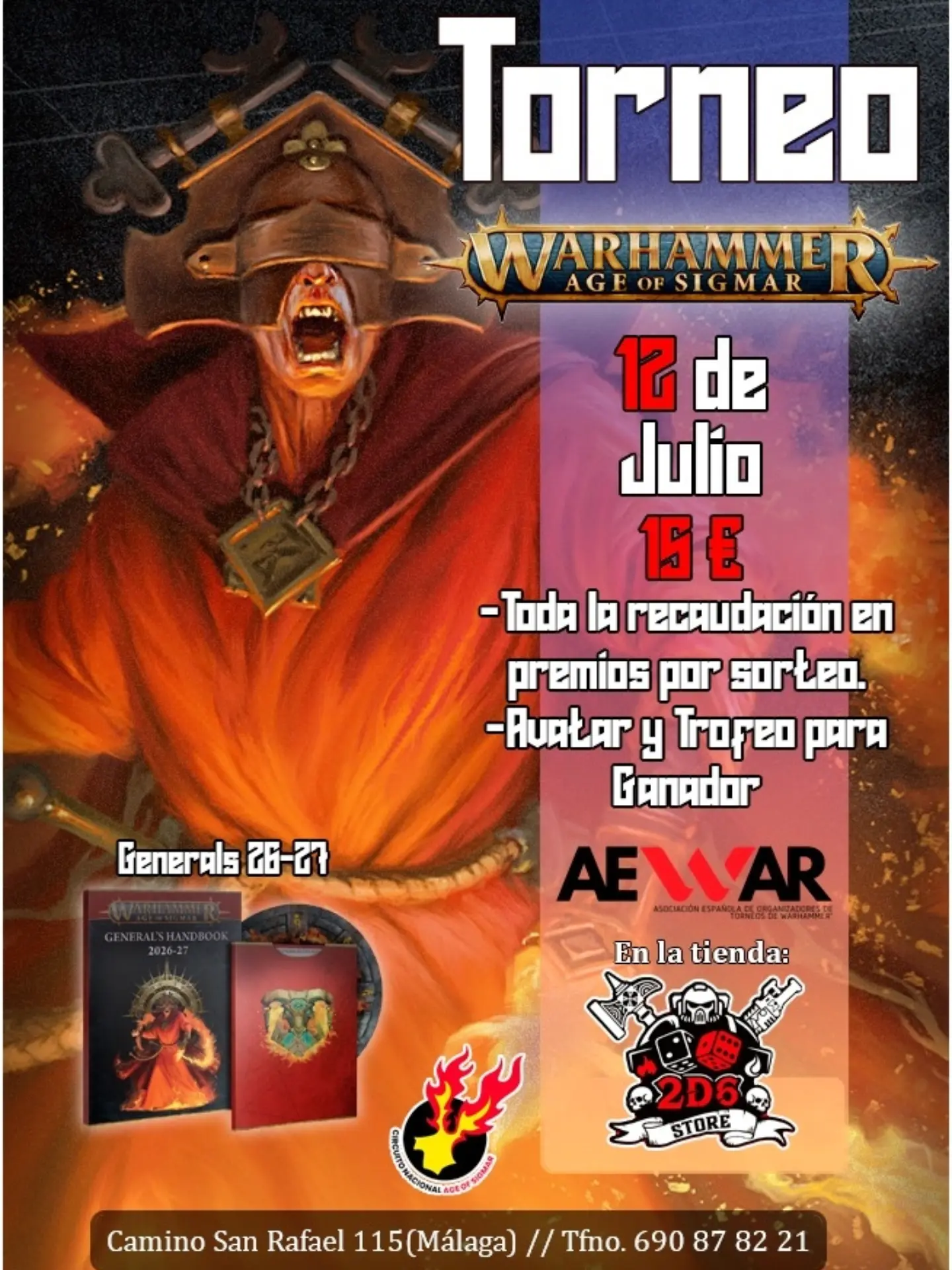 Torneo Age of Sigmar 2D6 Store - Julio 2026