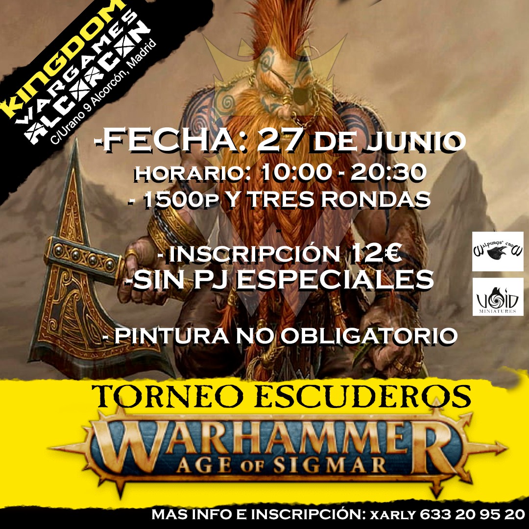Torneo Age of Sigmar Kingdom Wargames Alcorcón - Junio 2026