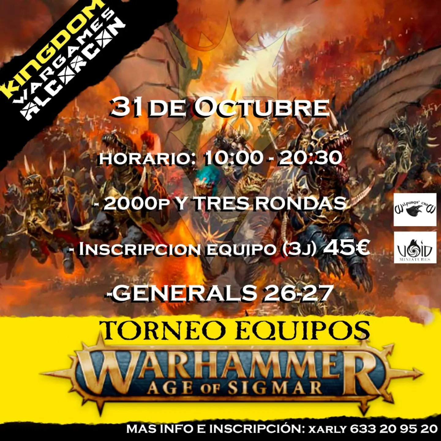 Torneo Age of Sigmar Kingdom Wargames Alcorcón - Octubre 2026