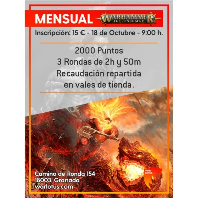 Torneo Age of Sigmar War Lotus - Octubre 2026