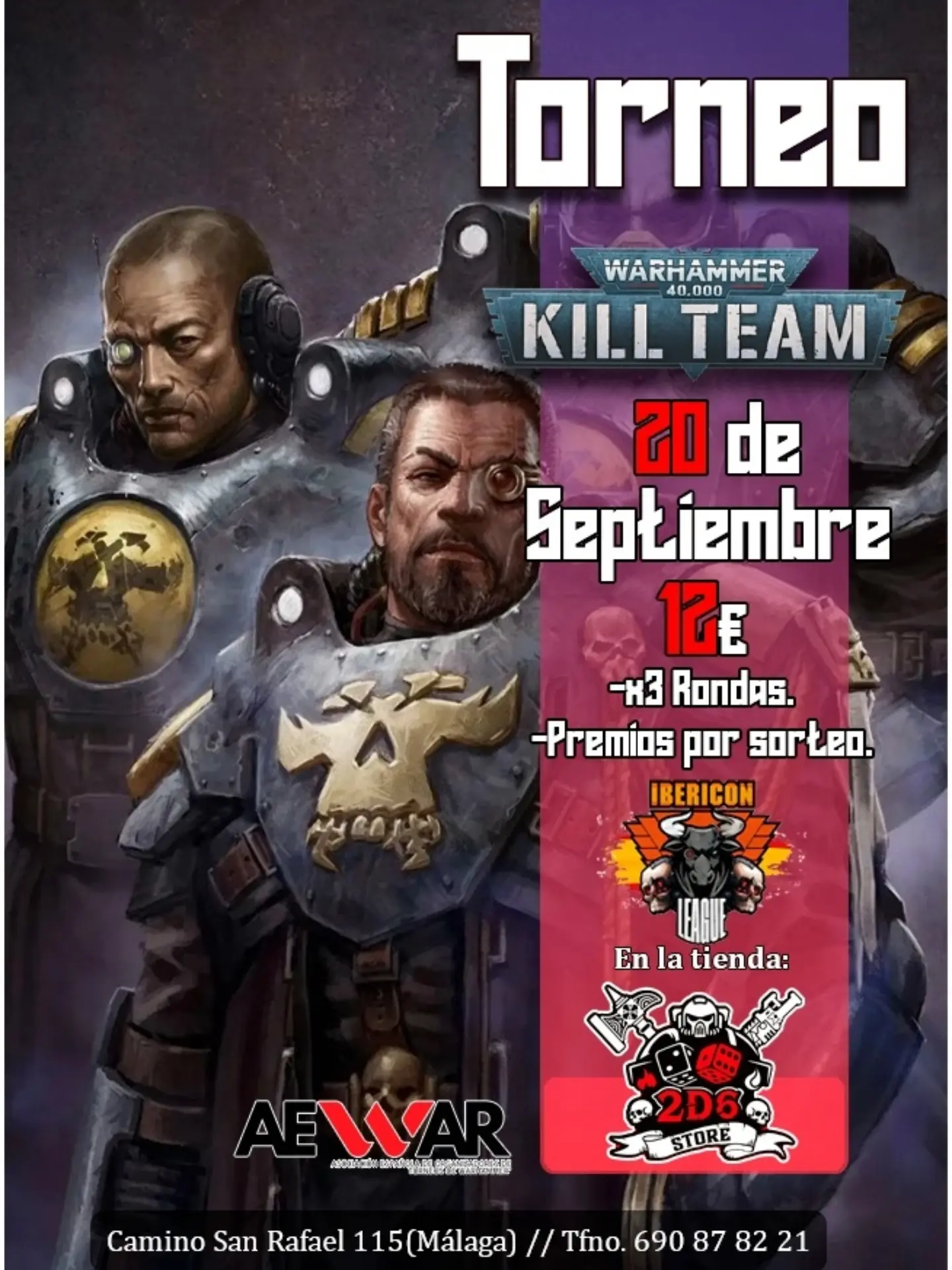 Torneo Kill Team 2D6 Store (Septiembre 2026)