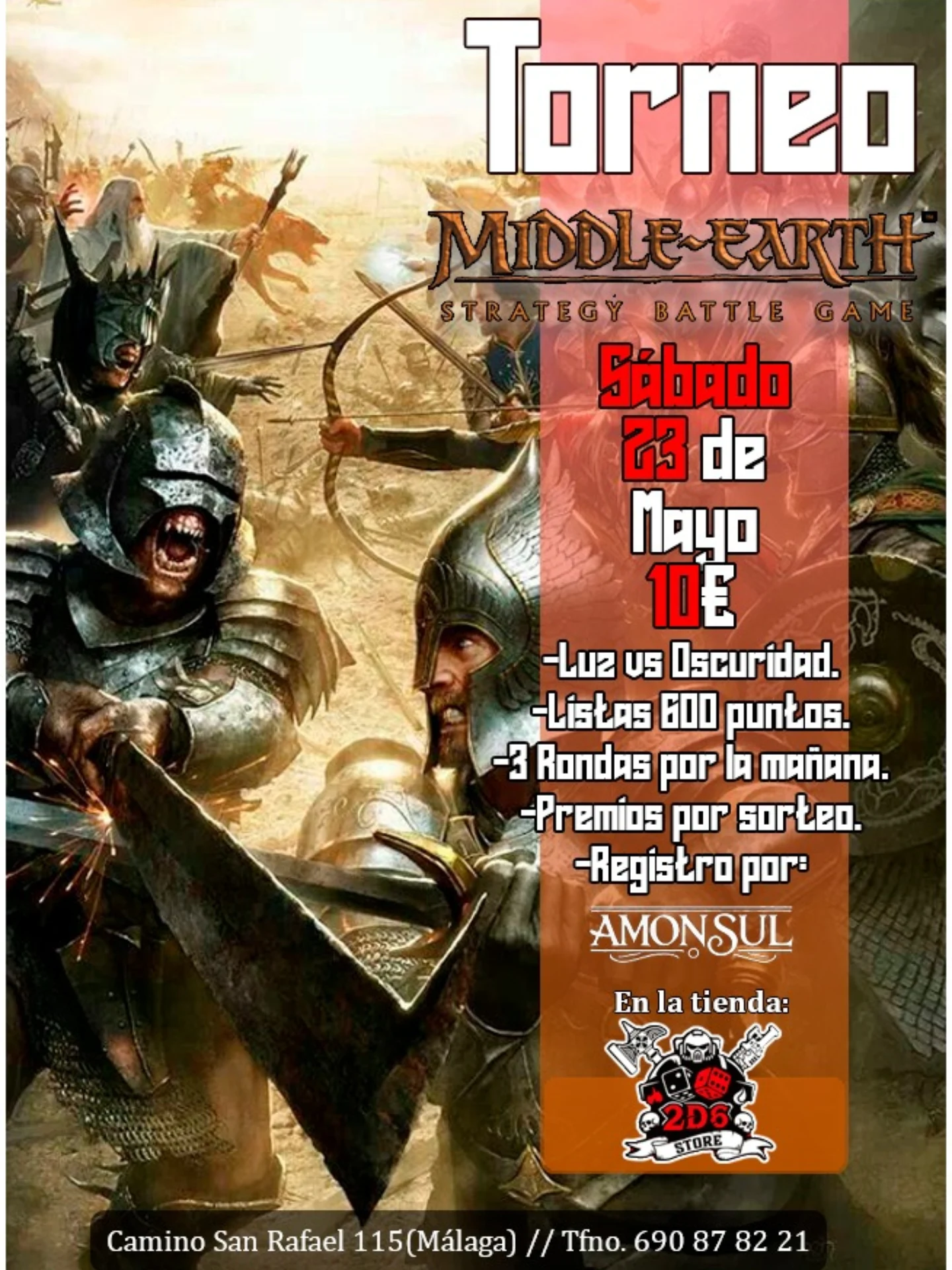 Torneo Middle Earth 2D6 Store (Mayo 2026)
