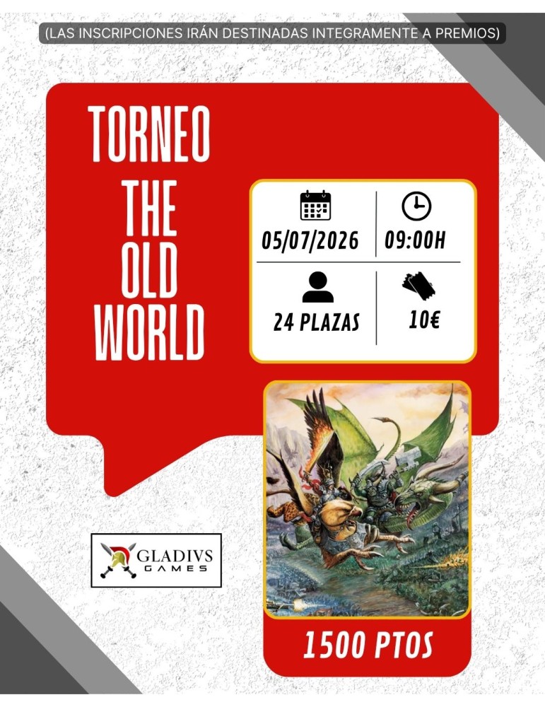 Torneo The Old World Gladius Games - Julio 2026