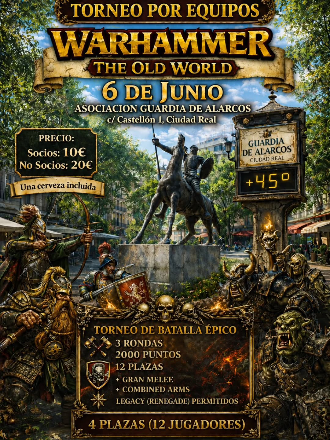 Torneo por equipos The Old World Guardia de Alarcos - Junio 2026