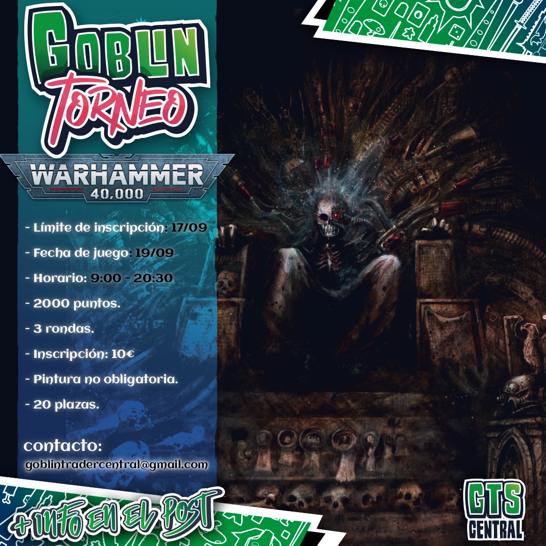 Warhammer 40K Goblin Torneo - Septiembre 2026