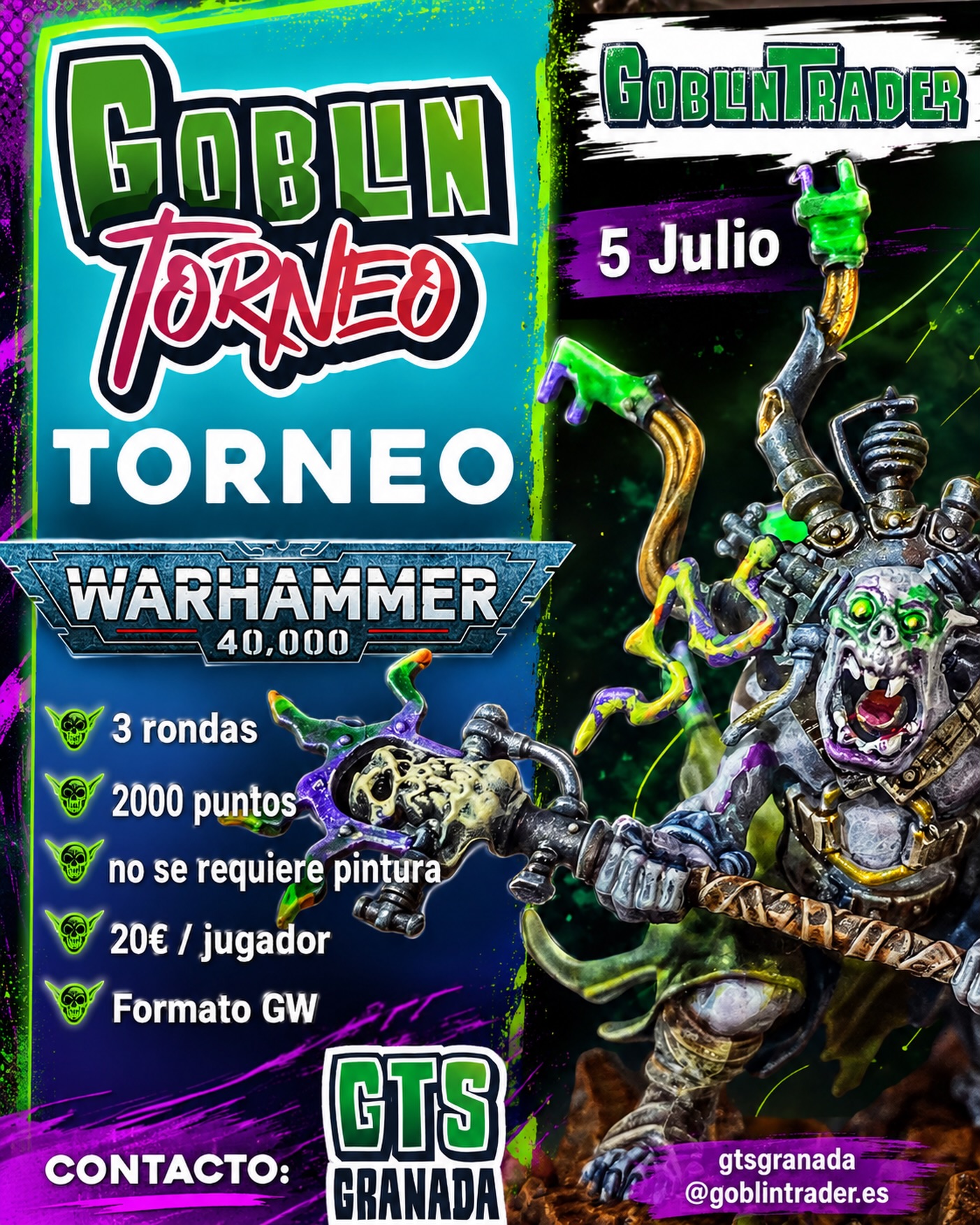 Goblin Torneo Granada Warhammer 40.000 - Julio 2026